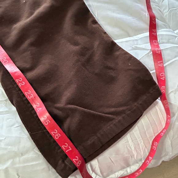 Peruvian Connection Corduroy Straight Leg Pant Brown 16 - Picture 5 of 8